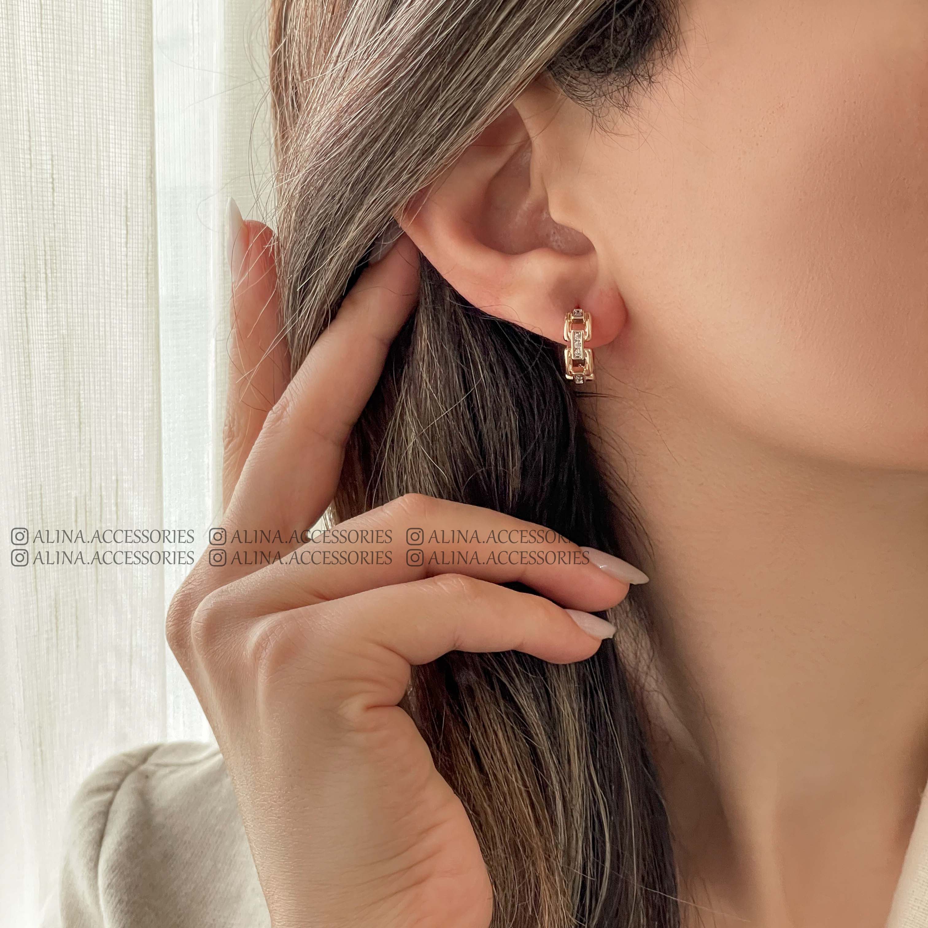 گوشواره نگین دار ژوپینگ 1