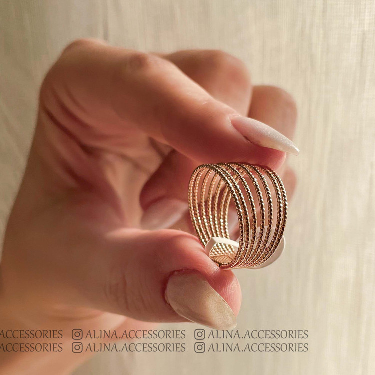 انگشتر حلقه ای ۷ لاینی ژوپینگ