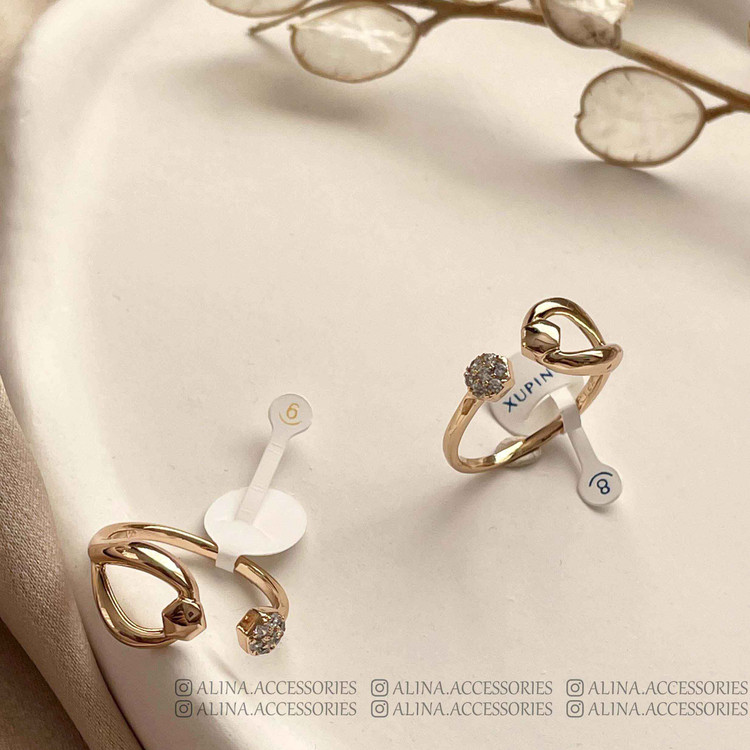 انگشتر اشکی نگین دار ژوپینگ 1