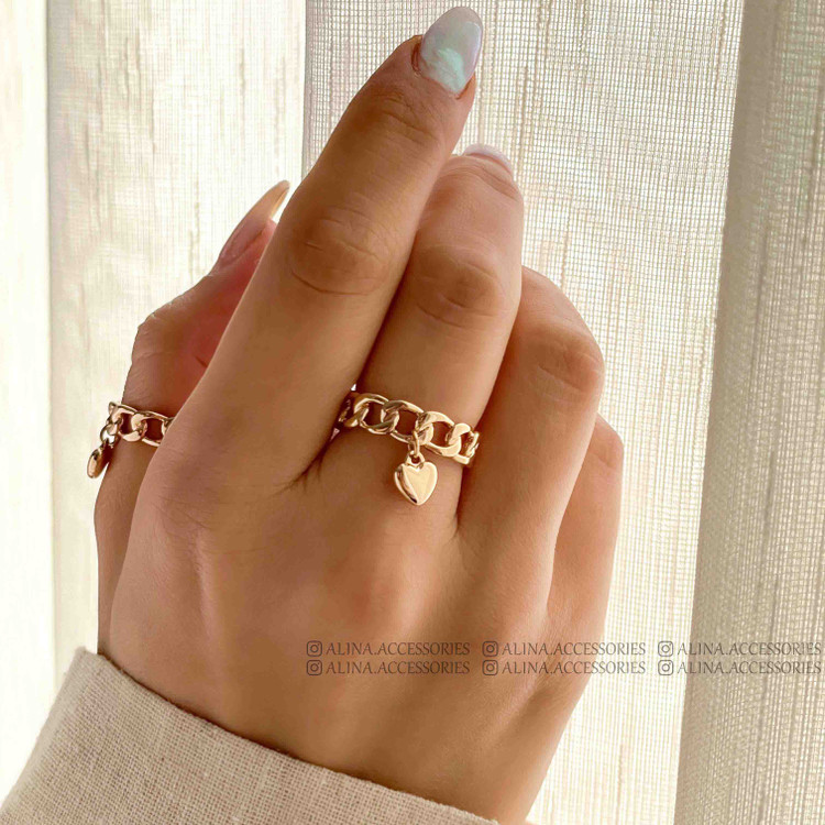 انگشتر کارتیه آویز قلبی ژوپینگ 2