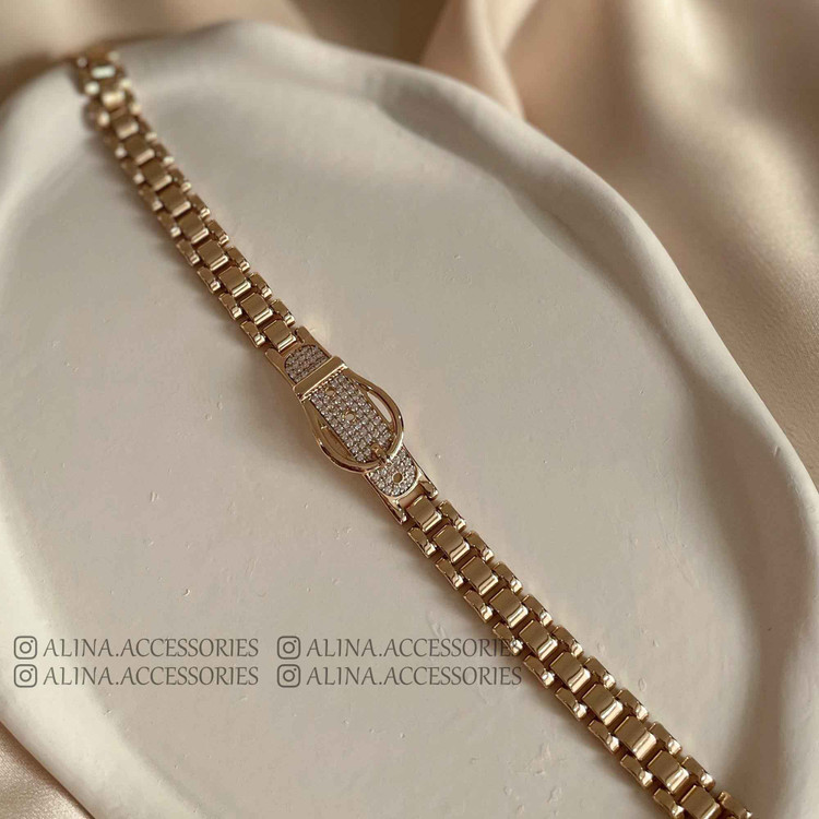 دستبند کمربندی نگین دار ژوپینگ 2