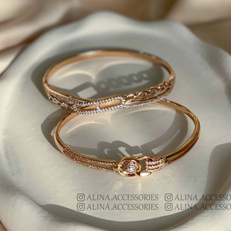 بنگل دو دایره گوی نگین دار ژوپینگ 1