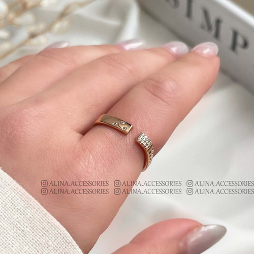 انگشتر مربعی روباز ژوپینگ