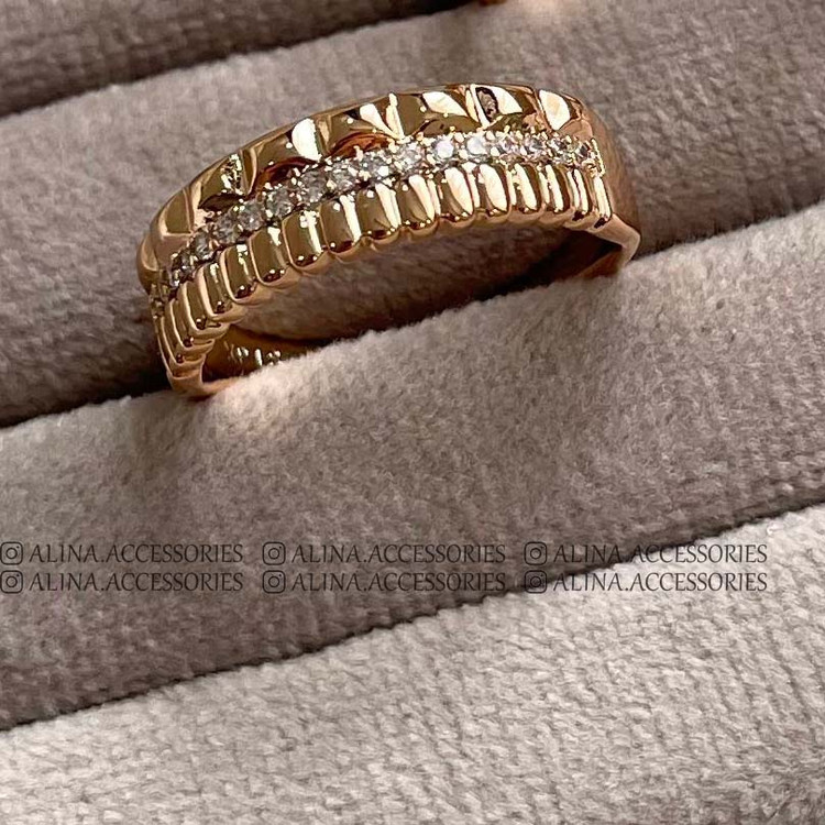 انگشتر وسط نگین ژوپینگ