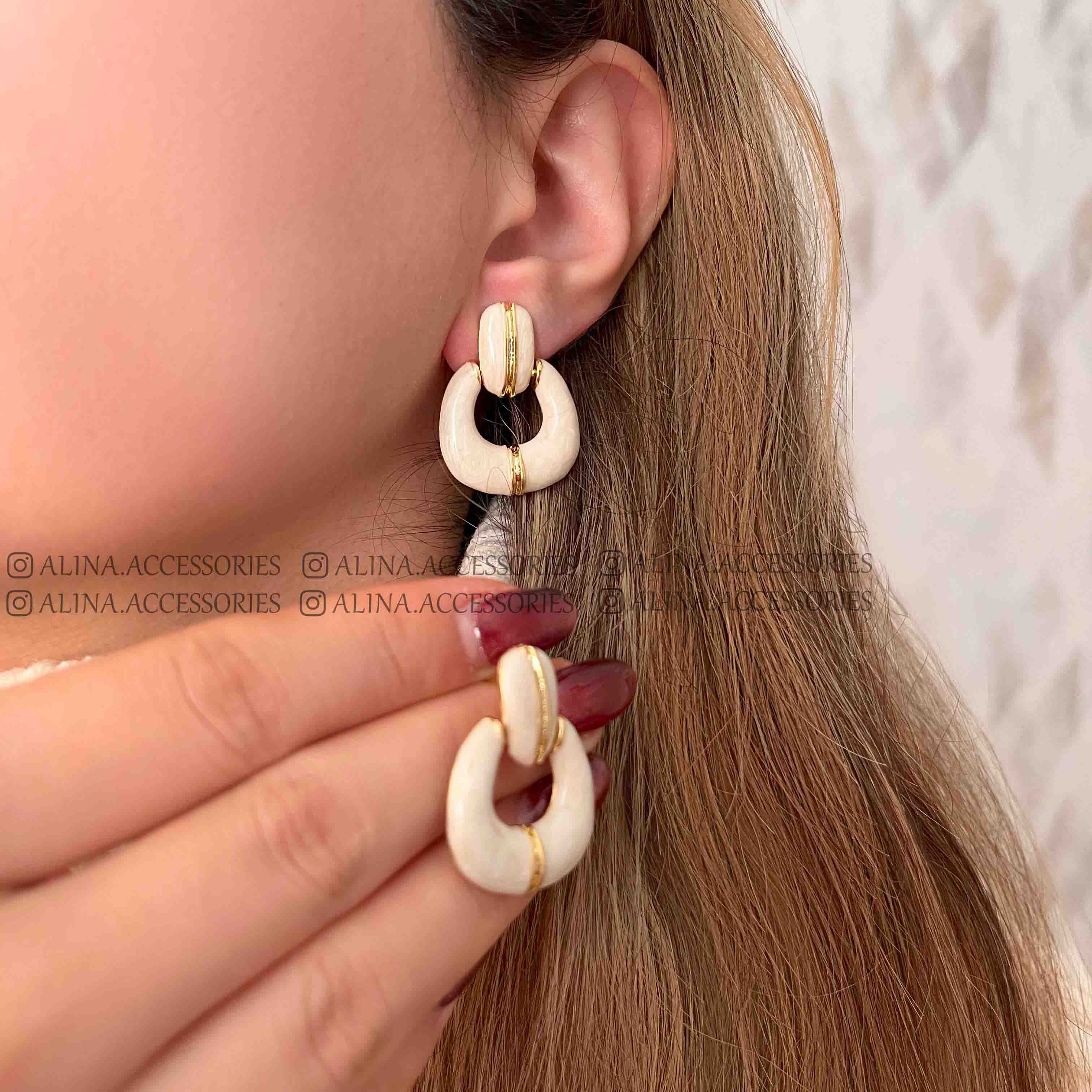 گوشواره پینترستی ماربل 1