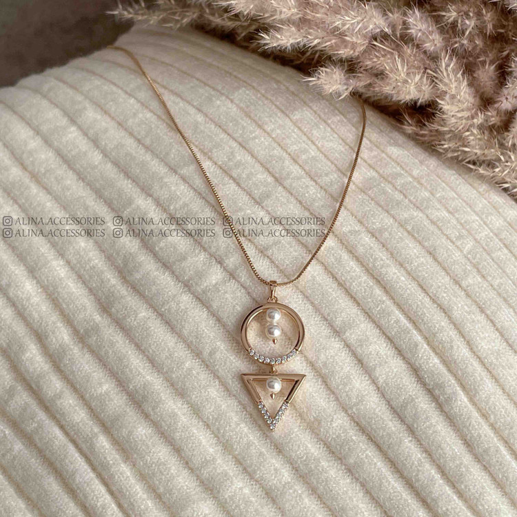 پلاک هندسی مرواریدی ژوپینگ