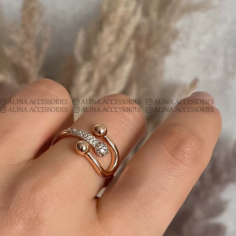 انگشتر تیفانی نگین دار ژوپینگ 1