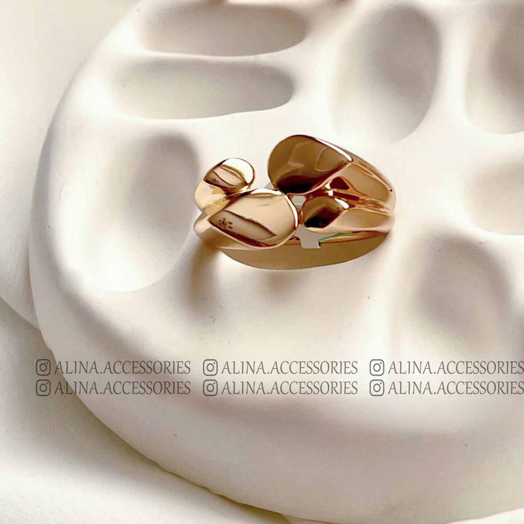 انگشتر 4 اشکی آینه ای ژوپینگ