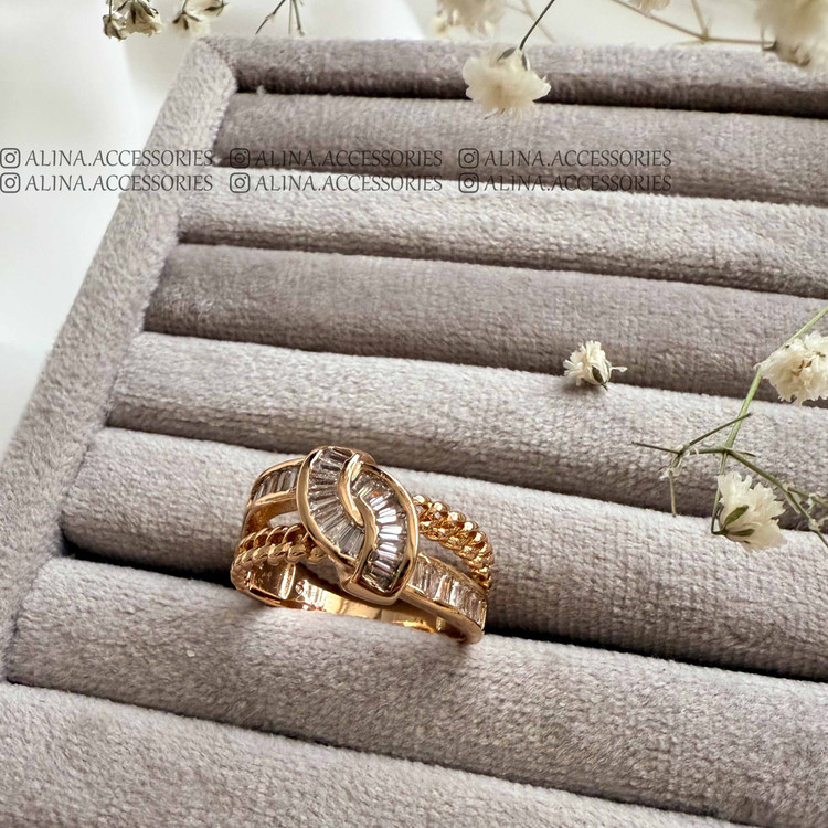 انگشتر پیچ نگین باگتی ژوپینگ