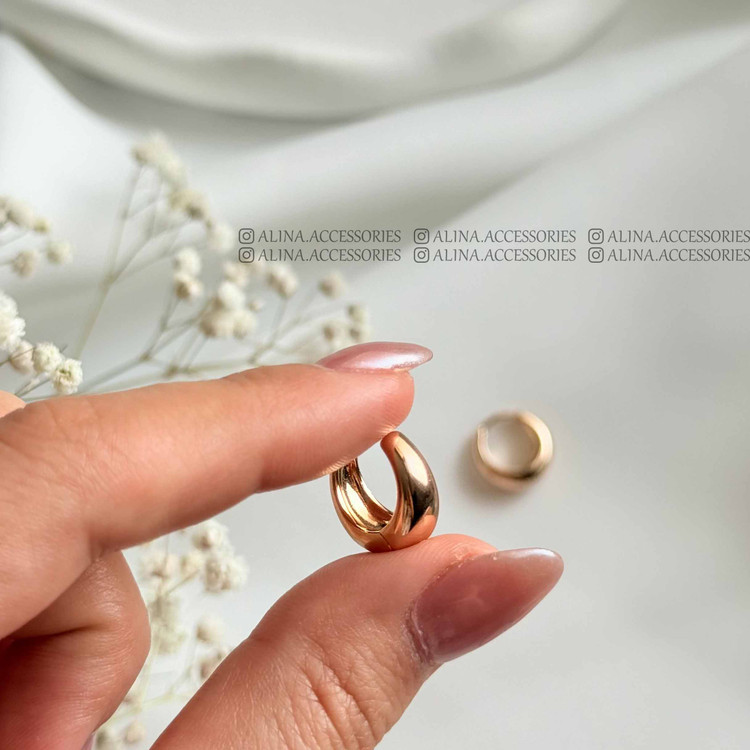 گوشواره حلقه ای اشک کوچک ژوپینگ