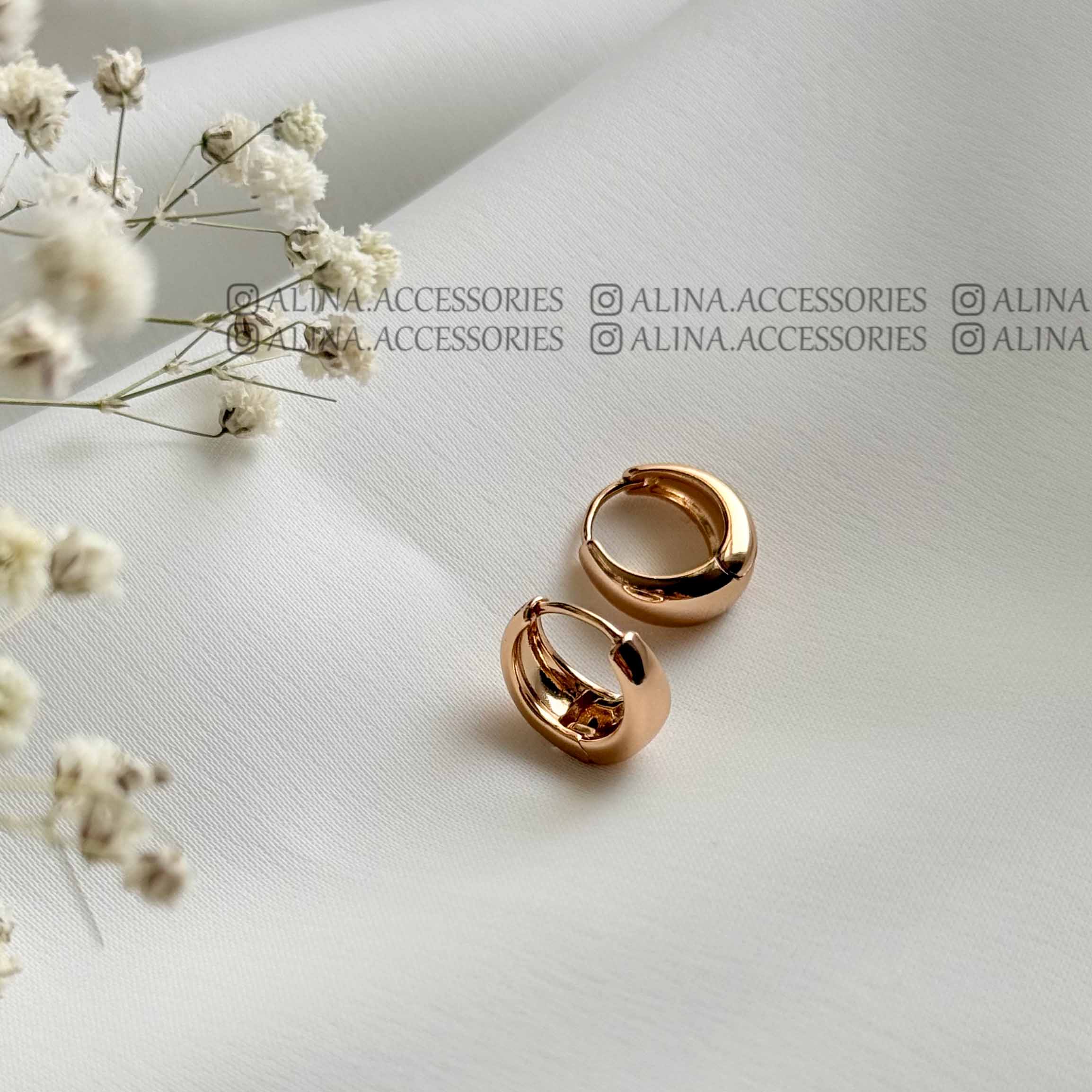 گوشواره حلقه ای اشک کوچک	ژوپینگ 1
