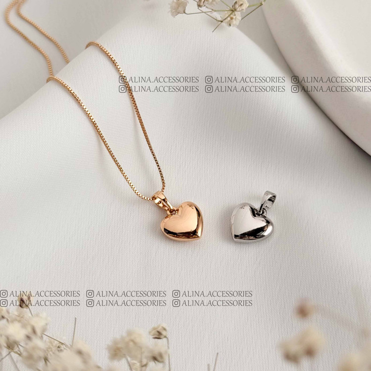 پلاک قلب آیینه ای