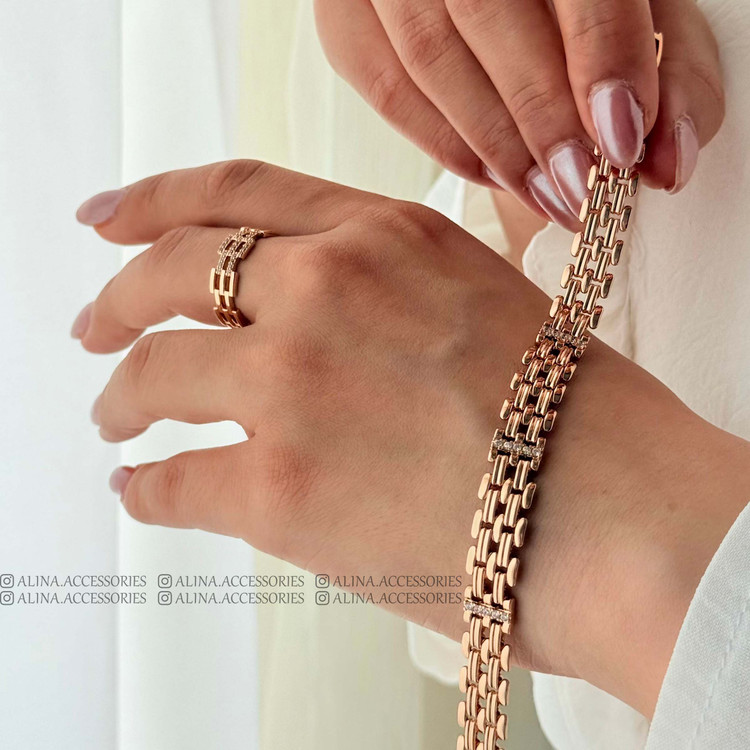 انگشتر رولکس نگین دار ژوپینگ