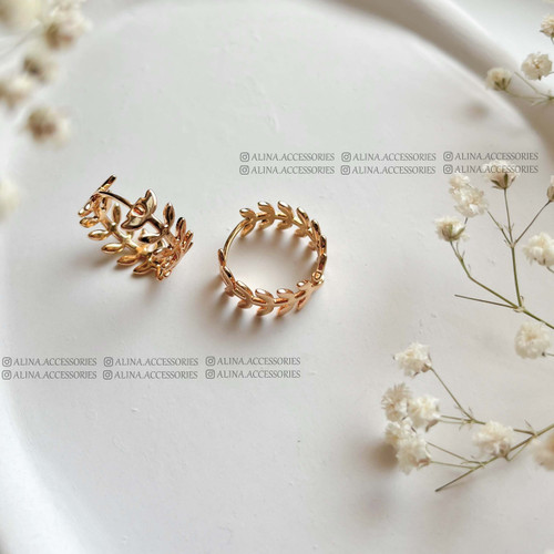 گوشواره حلقه ای گندمی ژوپینگ