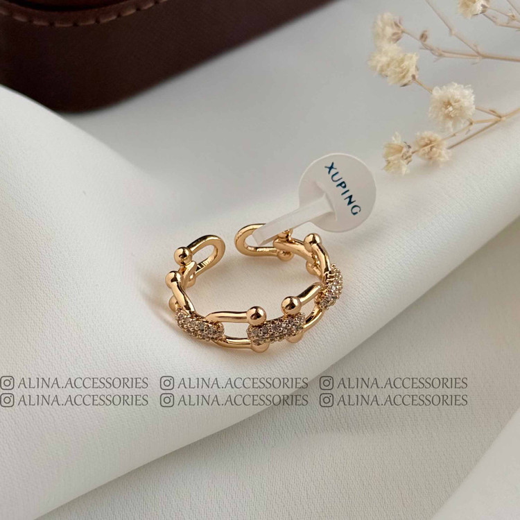 انگشتر تیفانی نگین دار ژوپینگ