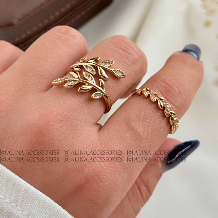 انگشتر گندمی مینیمال ژوپینگ