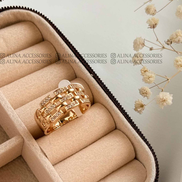 انگشتر رولکس نگین دار ژوپینگ