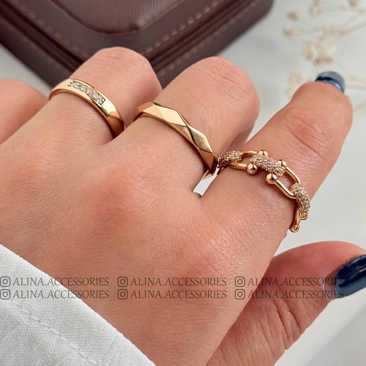 انگشتر رینگی چند ضلعی ژوپینگ