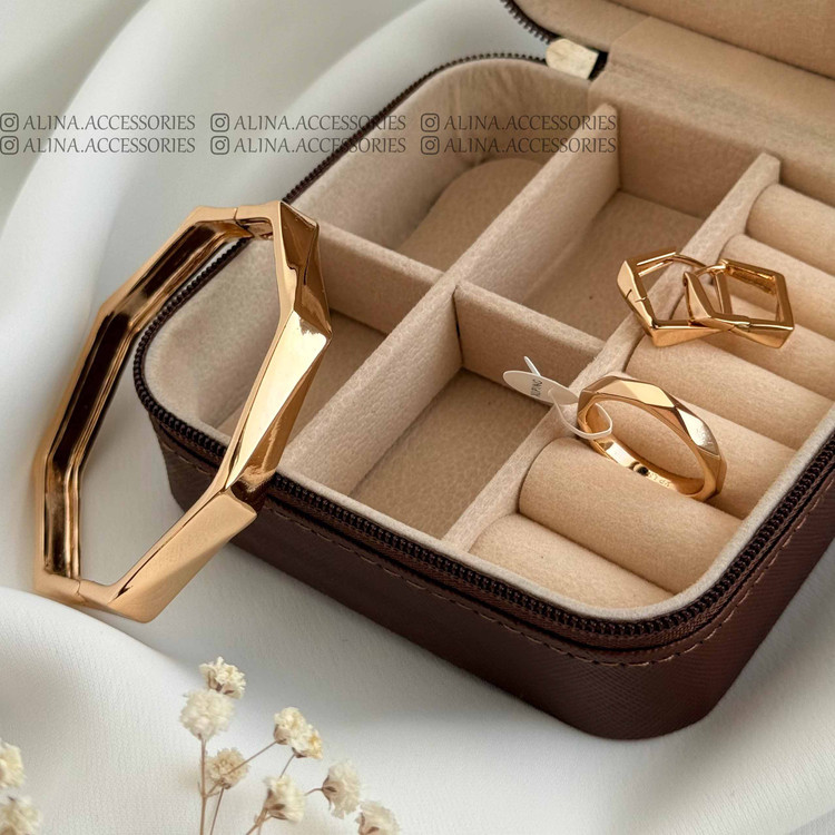 انگشتر رینگی چند ضلعی ژوپینگ