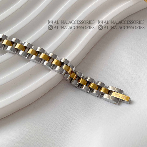 دستبند رولکسی نازک استیل