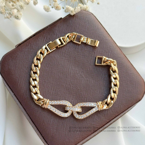 دستبند کارتیه سگک نگین دار ژوپینگ3