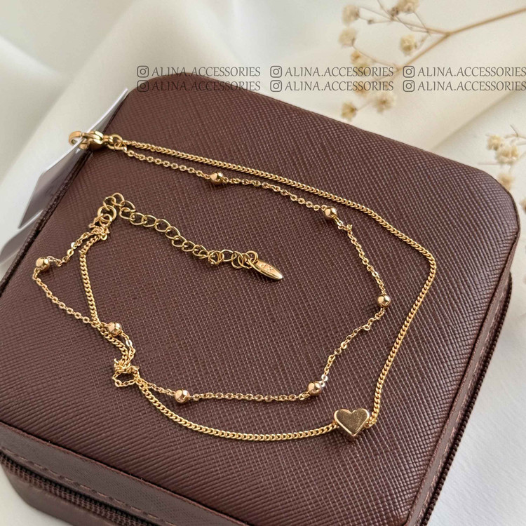 پابند زنجیر دولاین و گوی و قلب ژوپینگ