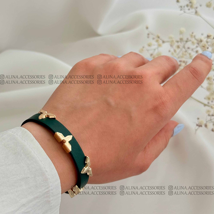 دستبند چرمی لویی ویتون