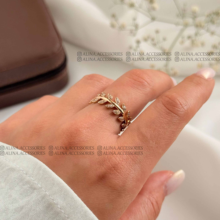 انگشتر حلقه گندمی ژوپینگ