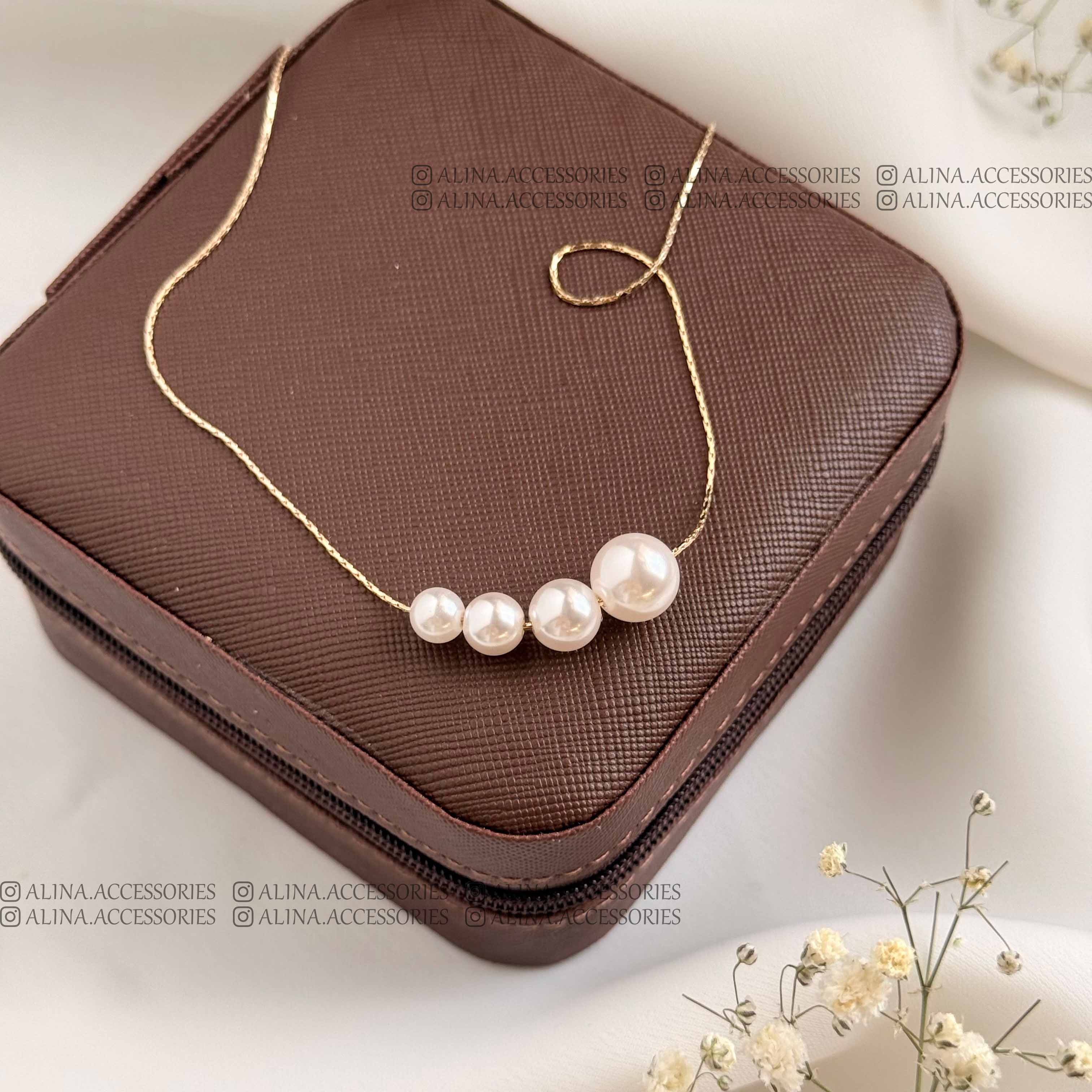 گردنبند 4 مرواریدی ژوپینگ