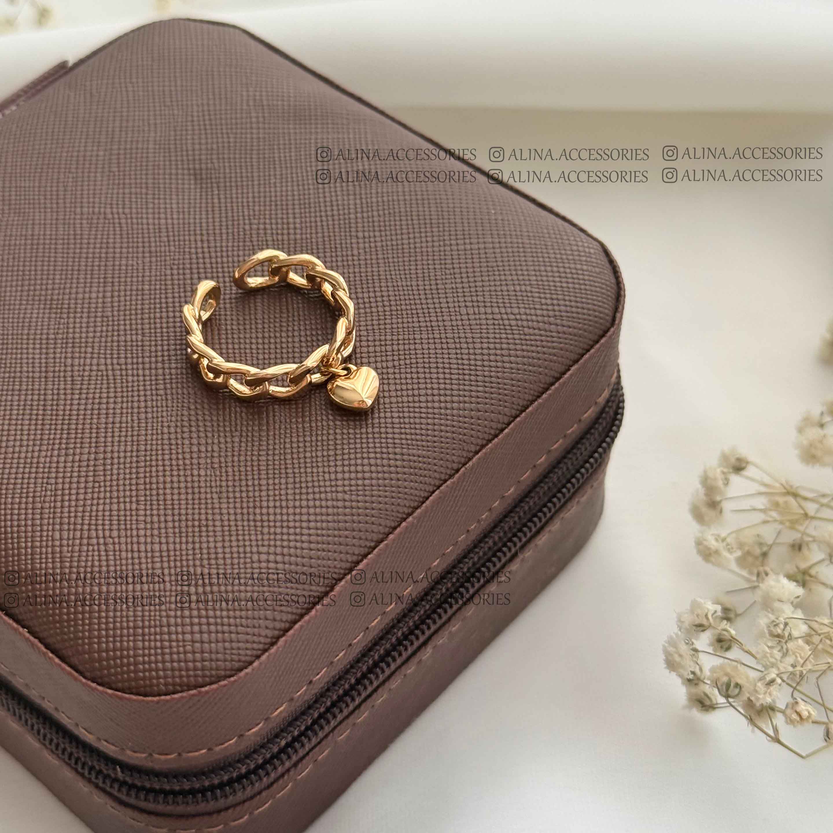 انگشتر کارتیه آویز قلبی ژوپینگ