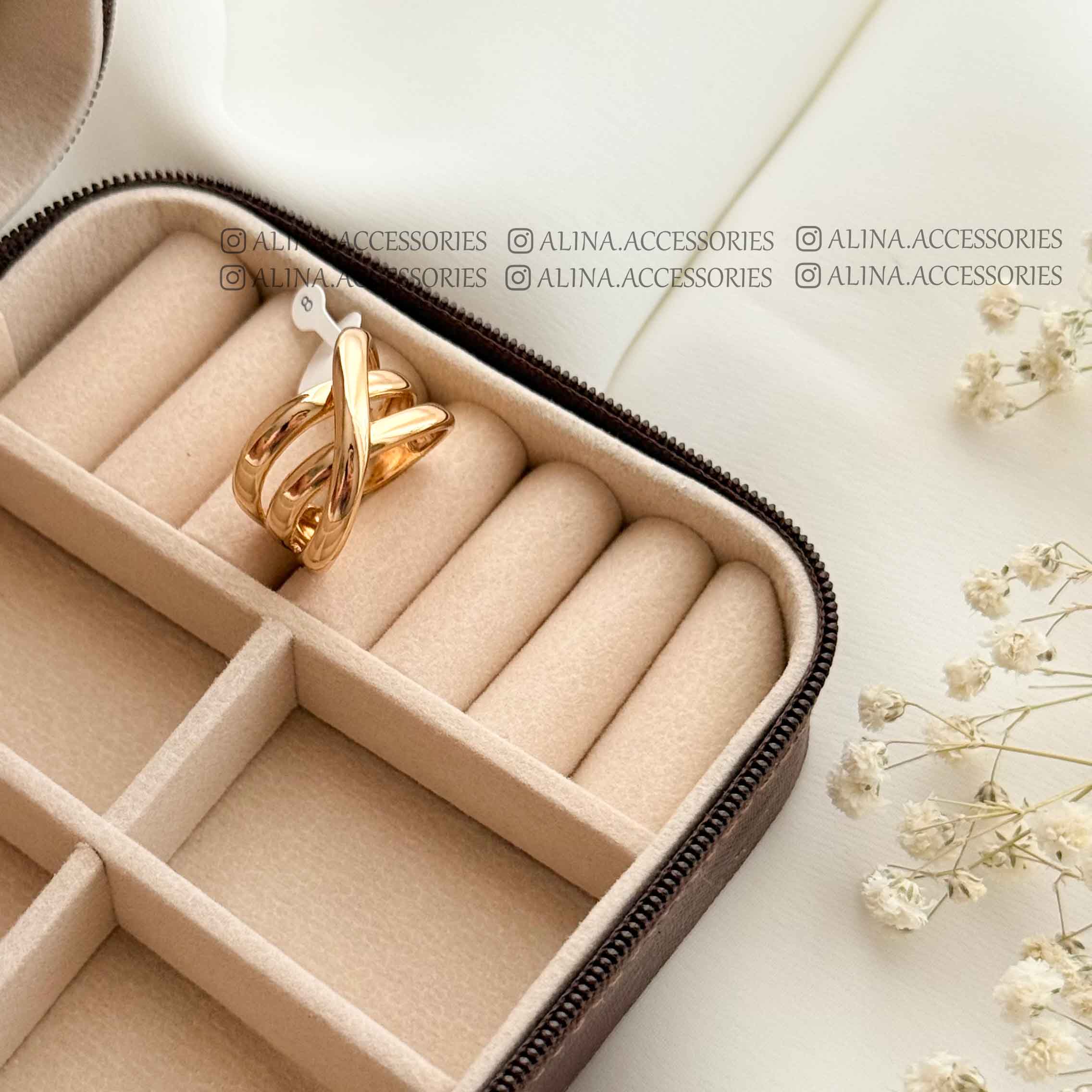 انگشتر 2 ضربدر آیینه ای ژوپینگ